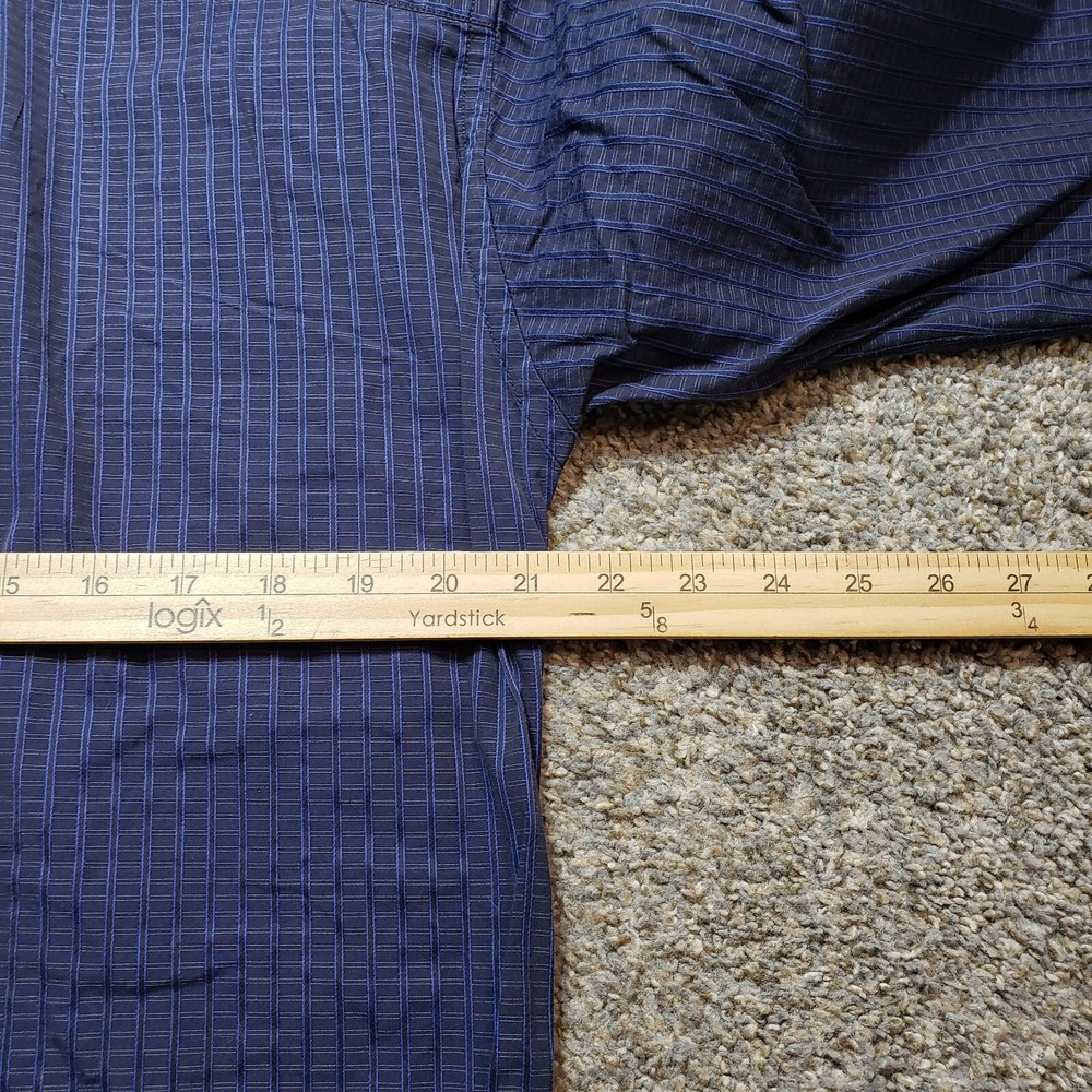 Bugatchi Shirt Mens Large Blue Button Up Long Sleeve Dress Casual - Picture 7 of 9